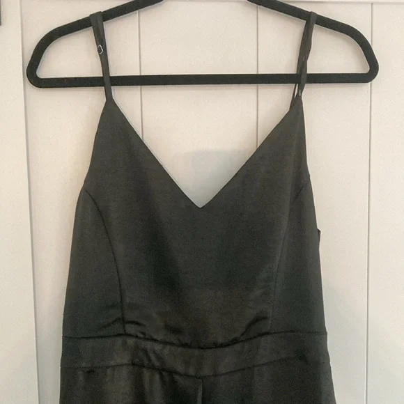 Lumiere Silky Wide Leg Romper, Large - Picture 3 of 10